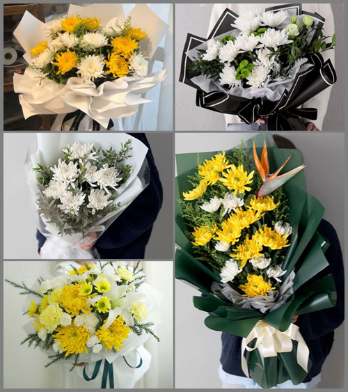 内蒙古乌兰察布化德县白事花束代送